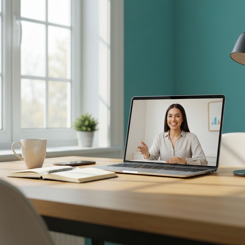 Séance de coaching professionnel en ligne